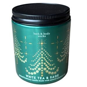 Bath & Body Works White Tea & Sage Candle 7 oz NEW